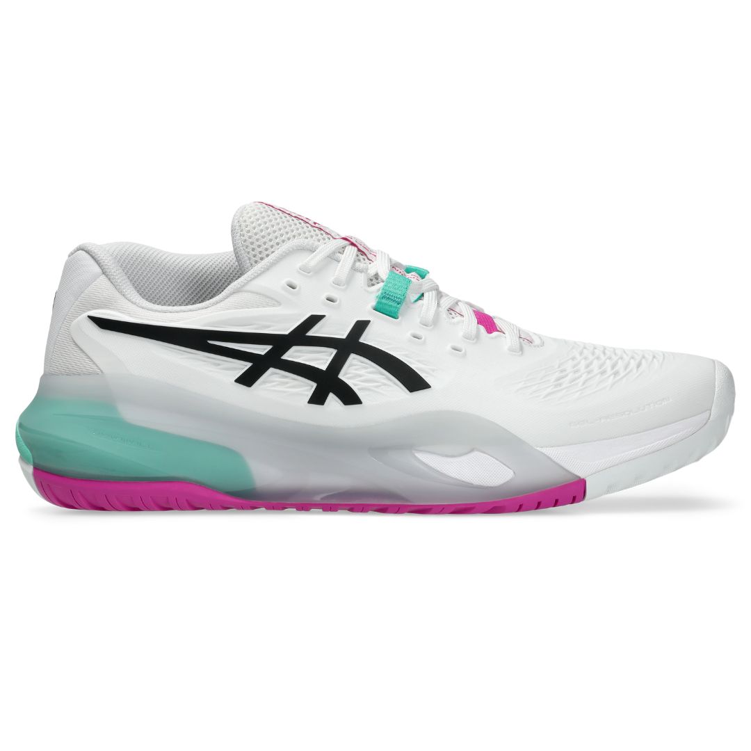 Asics Gel-Resolution X White/Aurora Green